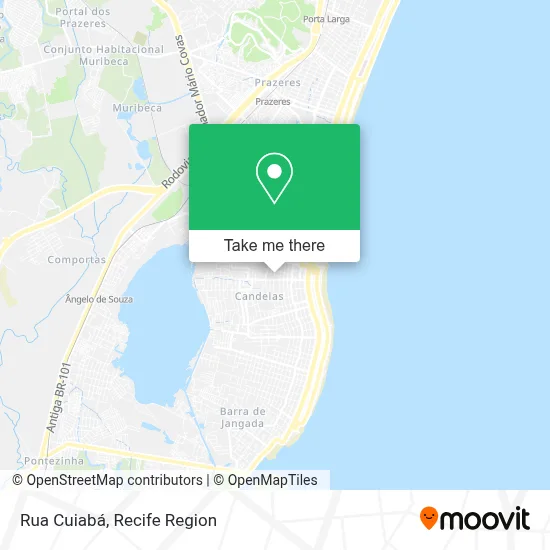 Rua Cuiabá map
