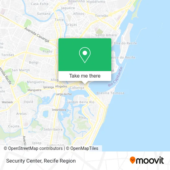 Security Center map