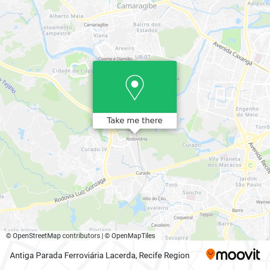 Antiga Parada Ferroviária Lacerda map