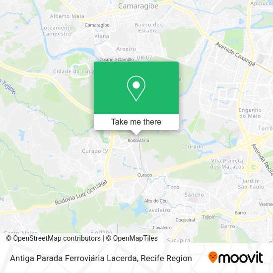 Antiga Parada Ferroviária Lacerda map