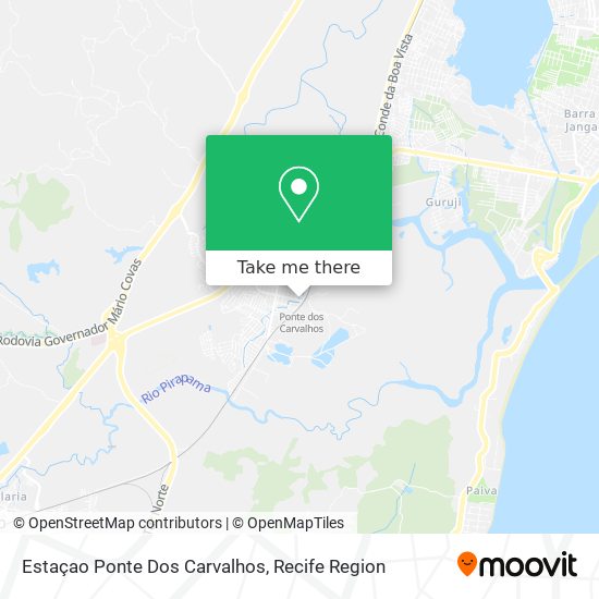 Estaçao Ponte Dos Carvalhos map