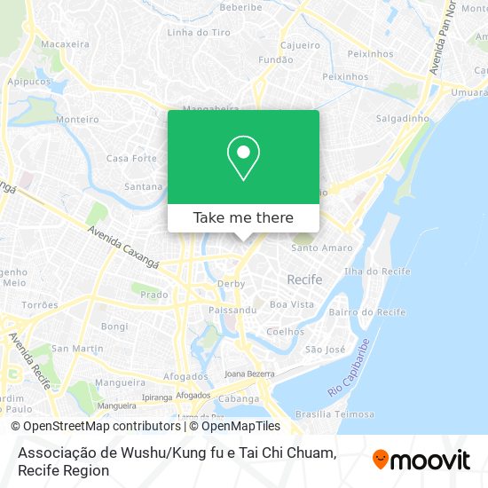 Associação de Wushu / Kung fu e Tai Chi Chuam map
