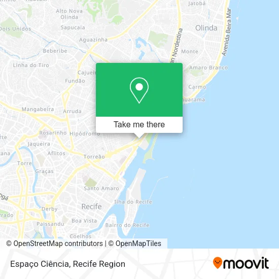 Espaço Ciência map