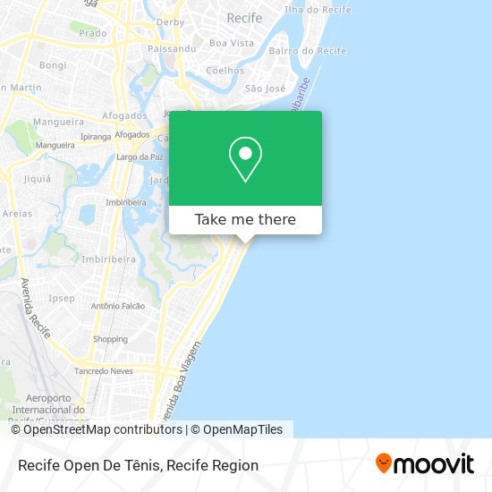 Recife Open De Tênis map