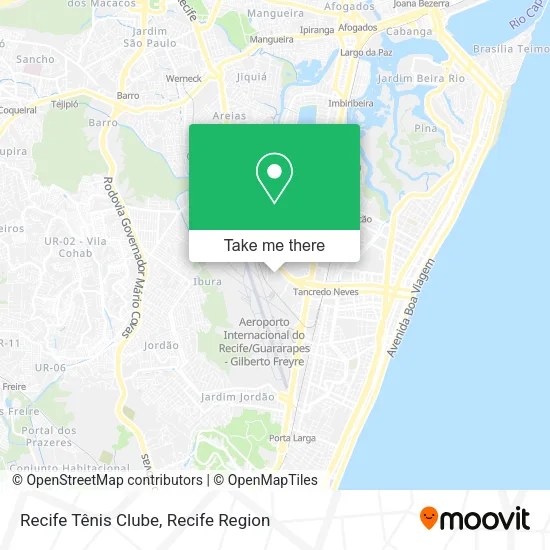 Recife Tênis Clube map