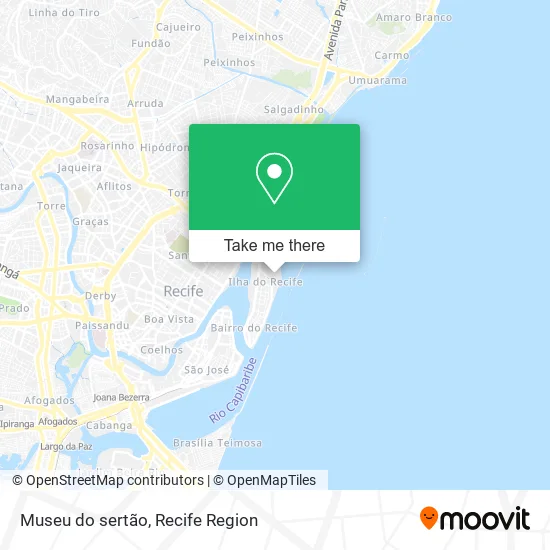 Museu do sertão map