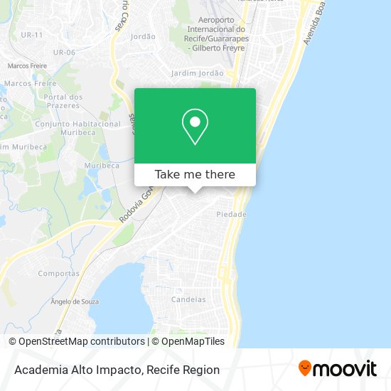 Academia Alto Impacto map