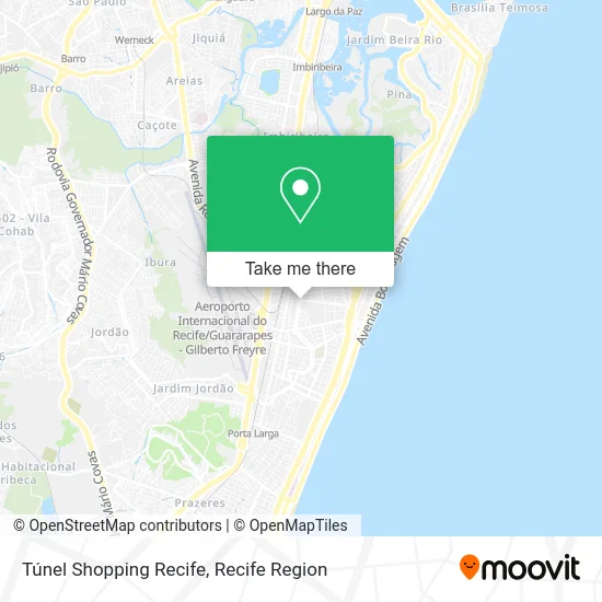 Túnel Shopping Recife map