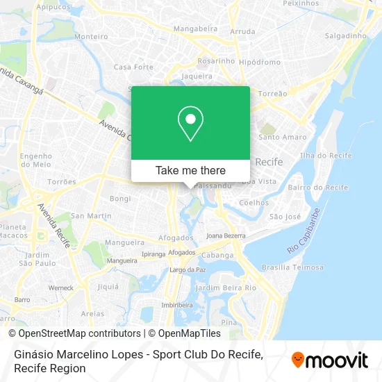 Ginásio Marcelino Lopes - Sport Club Do Recife map