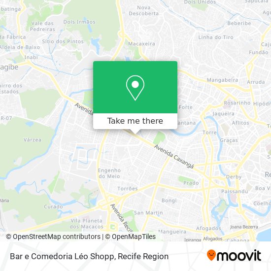 Bar e Comedoria Léo Shopp map