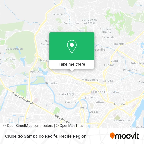 Clube do Samba do Recife map