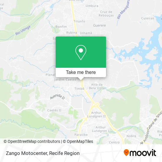 Zango Motocenter map