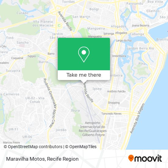 Maravilha Motos map