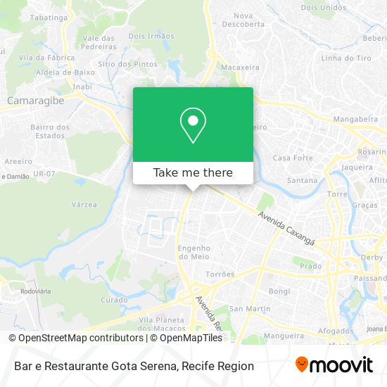 Bar e Restaurante Gota Serena map