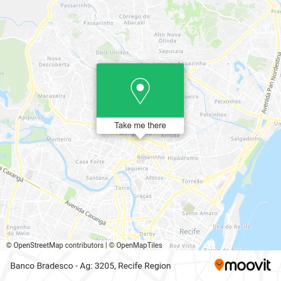 Banco Bradesco - Ag: 3205 map