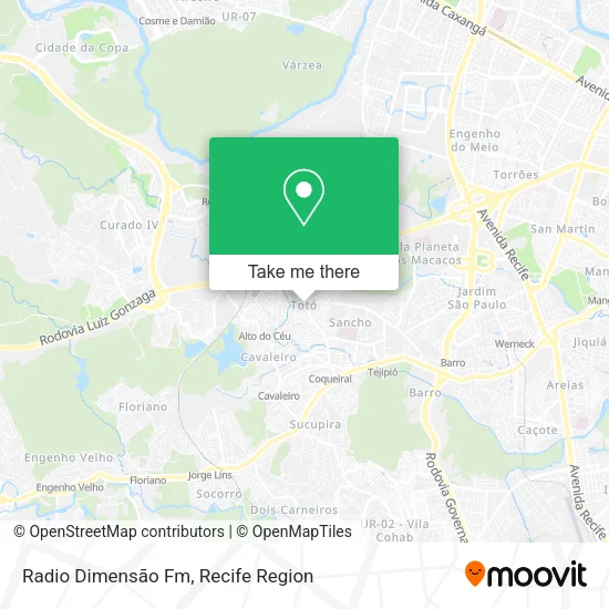 Radio Dimensão Fm map