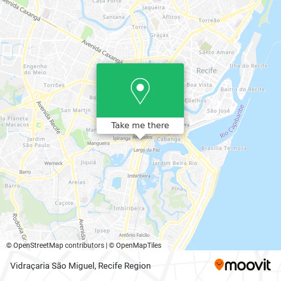 Vidraçaria São Miguel map