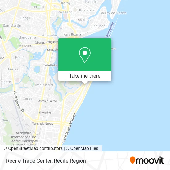 Recife Trade Center map