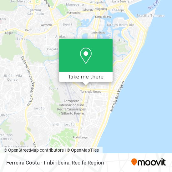 Ferreira Costa - Imbiribeira map