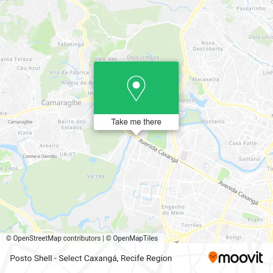 Posto Shell - Select Caxangá map