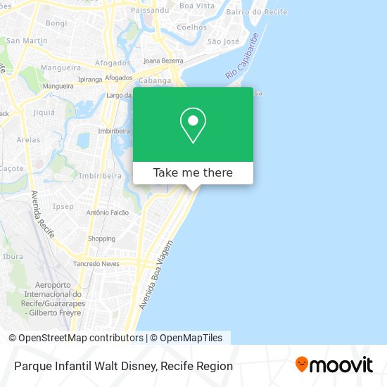 Parque Infantil Walt Disney map