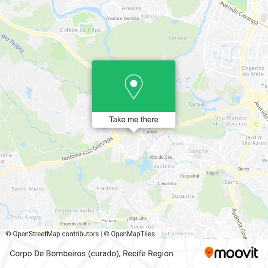 Corpo De Bombeiros (curado) map