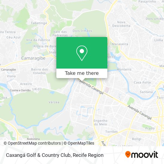Caxangá Golf & Country Club map