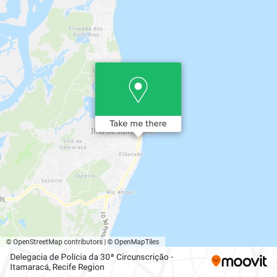 Delegacia de Polícia da 30ª Circunscrição - Itamaracá map