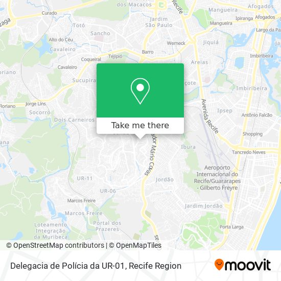 Delegacia de Polícia da UR-01 map