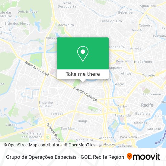 Grupo de Operações Especiais - GOE map