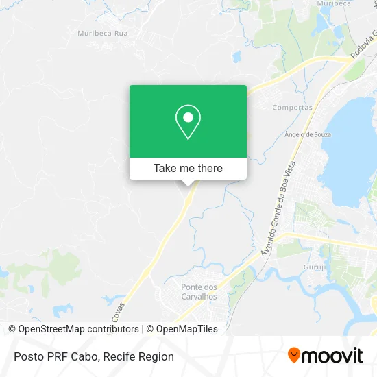 Posto PRF Cabo map