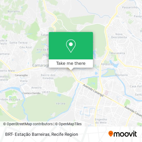 BRT- Estação Barreiras map