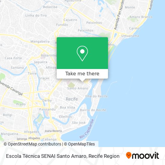 Escola Técnica SENAI Santo Amaro map