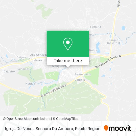 Igreja De Nossa Senhora Do Amparo map