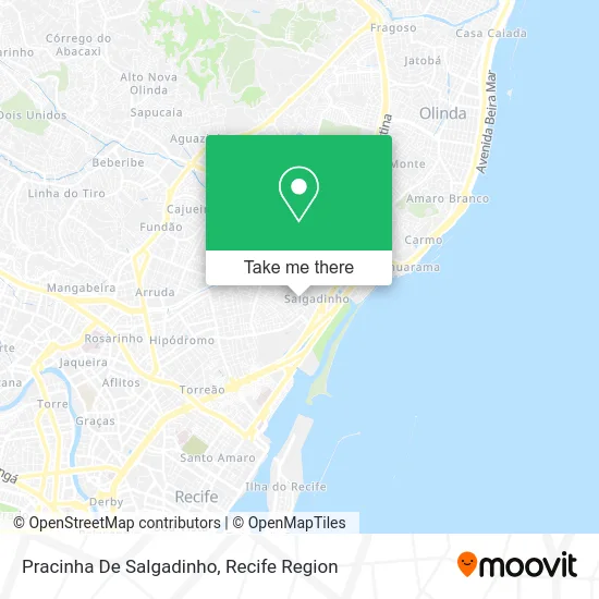 Pracinha De Salgadinho map