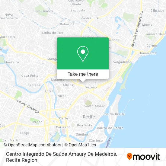Centro Integrado De Saúde Amaury De Medeiros map