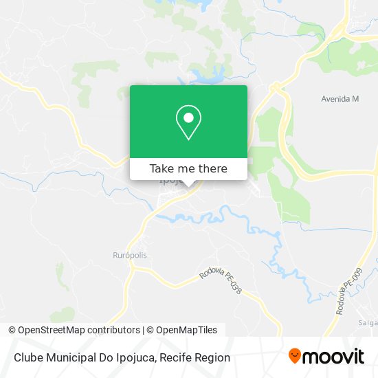 Clube Municipal Do Ipojuca map