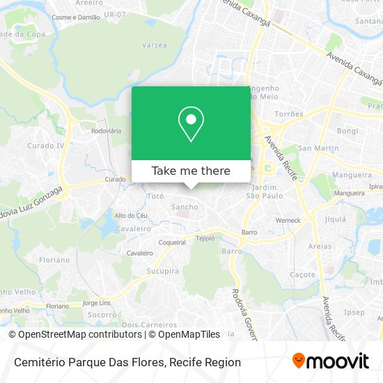 Cemitério Parque Das Flores map