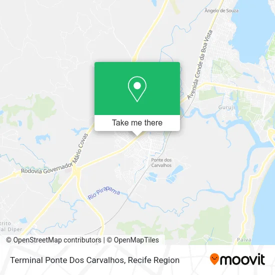 Terminal Ponte Dos Carvalhos map