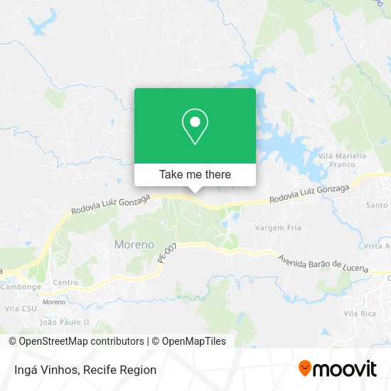 Ingá Vinhos map