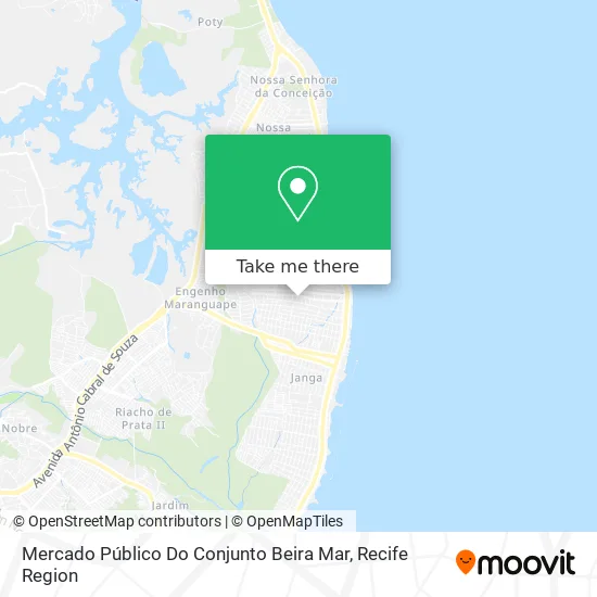 Mercado Público Do Conjunto Beira Mar map