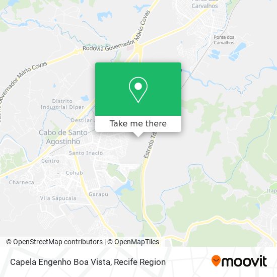 Capela Engenho Boa Vista map