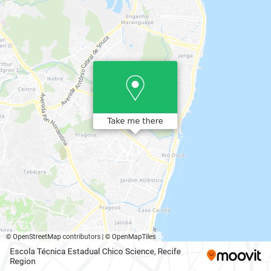 Escola Técnica Estadual Chico Science map