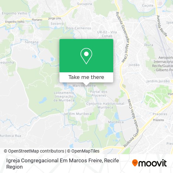 Igreja Congregacional Em Marcos Freire map