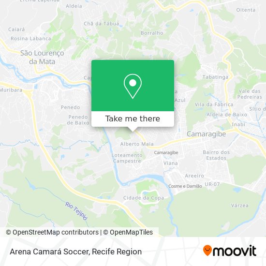 Arena Camará Soccer map