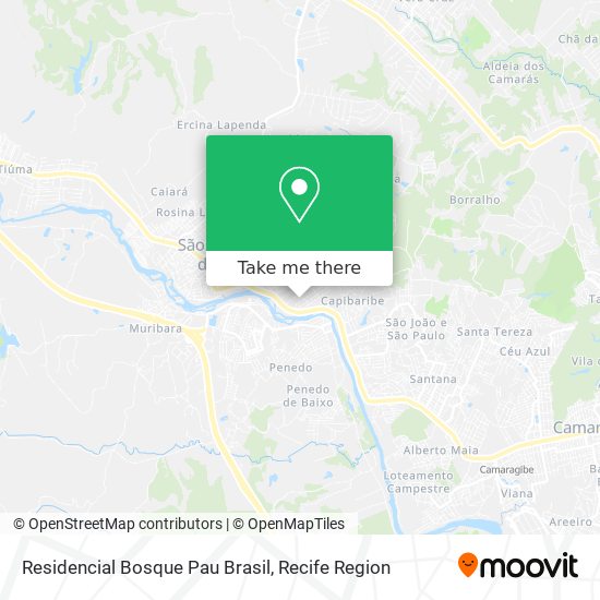 Residencial Bosque Pau Brasil map