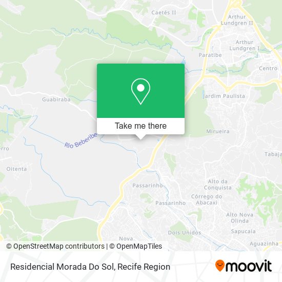 Residencial Morada Do Sol map