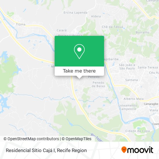 Residencial Sítio Cajá I map