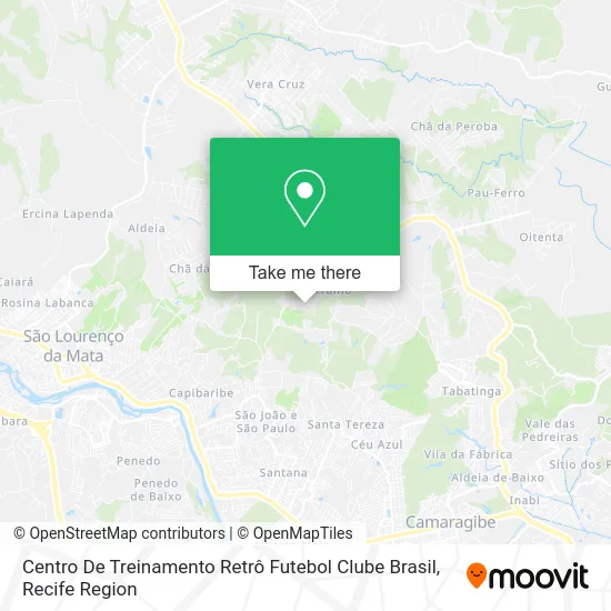 Centro De Treinamento Retrô Futebol Clube Brasil map