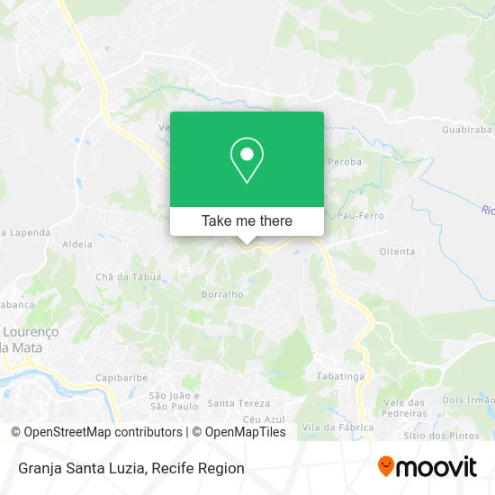 Granja Santa Luzia map